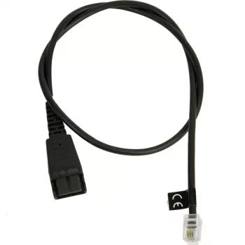 Jabra 8800-00-37 vads QD uz RJ10, 0,5 m, melns