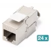 DIGITUS DN-93615 CAT 6A ekranēts Keystone modulis, montāža bez instrumentiem