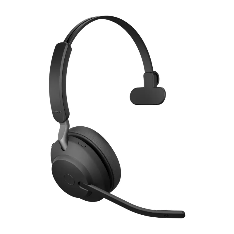 Jabra Evolve2 65 USB-C UC Mono - Melns, Bezvadu, Birojs/Zvanu centrs, 20 - 20000 Hz, 99.2 g, Austiņas, Melns