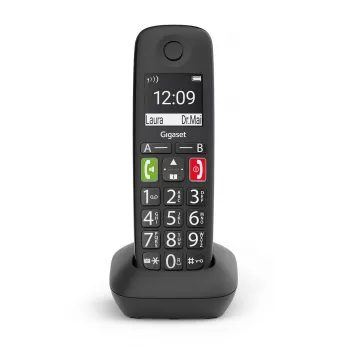Gigaset E290HX DECT bezvadu telefons - Melns