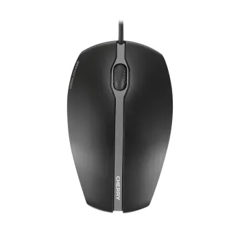 CHERRY GENTIX SILENT vadu pele, melna, USB, abpusēja, optiska, USB Type-A, 1000 DPI