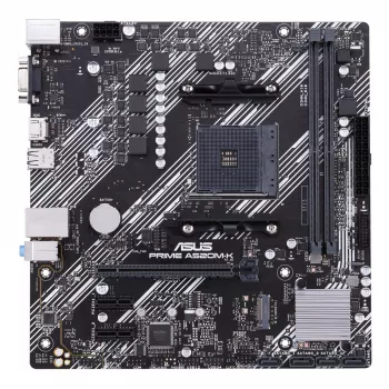 Mātesplate ASUS PRIME A520M-K, AMD A520, Socket AM4, micro ATX, 2x DDR4, 64 GB, 1x M.2, 4x SATA III, HDMI 2.1