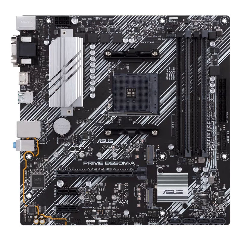 Mātesplate ASUS PRIME B550M-A AMD B550 Socket AM4 micro ATX
