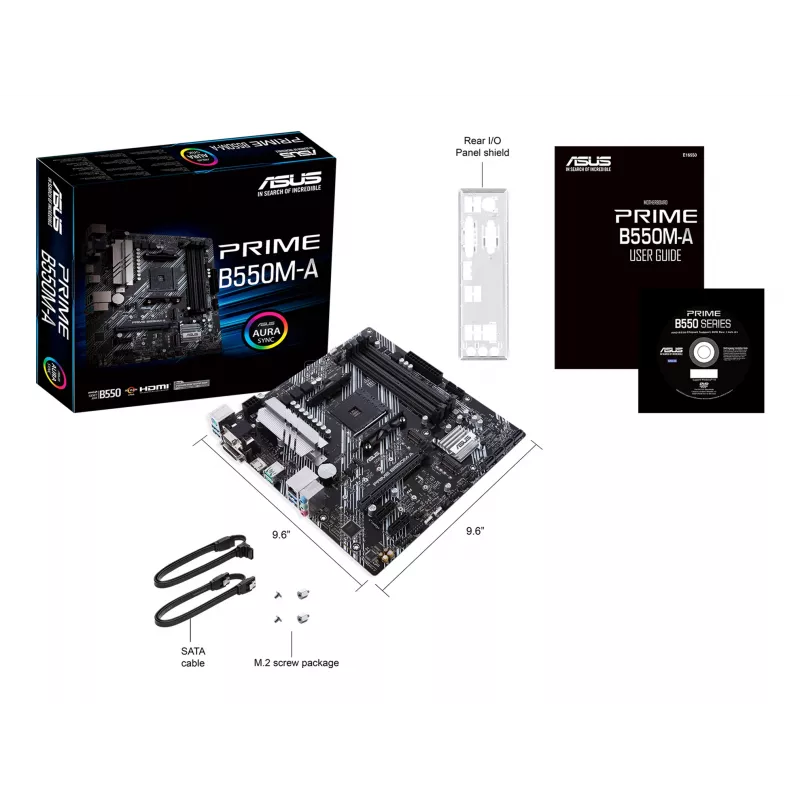 Mātesplate ASUS PRIME B550M-A AMD B550 Socket AM4 micro ATX