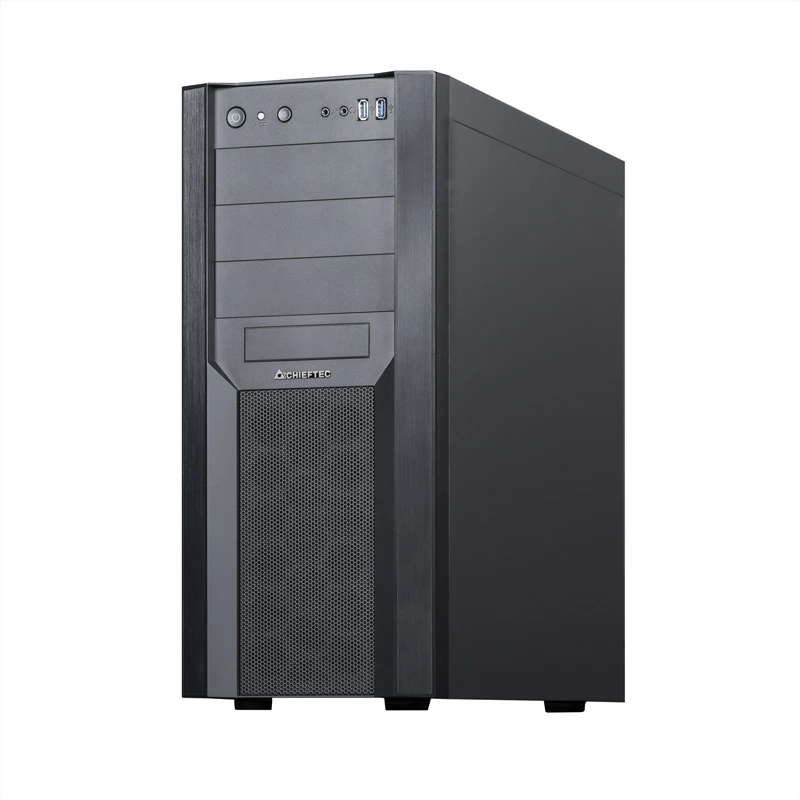 PC korpuss CHIEFTEC CW-01B-OP Tower Melns — SPCC, 7×3.5 collu sloti, 7×2.5 collu sloti, 3×5.25 collu sloti, līdz 410 mm GPU