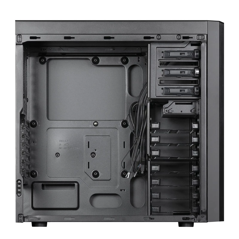 PC korpuss CHIEFTEC CW-01B-OP Tower Melns — SPCC, 7×3.5 collu sloti, 7×2.5 collu sloti, 3×5.25 collu sloti, līdz 410 mm GPU