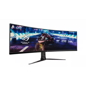 ASUS ROG Strix XG49VQ dators monitors 124.5 cm (49 colli) 3840 x 1080 pikseļi UltraWide Full HD LED Melns
