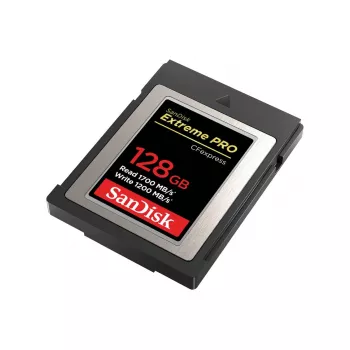 WESTERN DIGITAL SanDisk CF Express Extreme Pro 128GB, 1700MB/s lasīšana, 1200MB/s rakstīšana