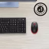 Pele Logitech M190 bezvadu USB sarkana