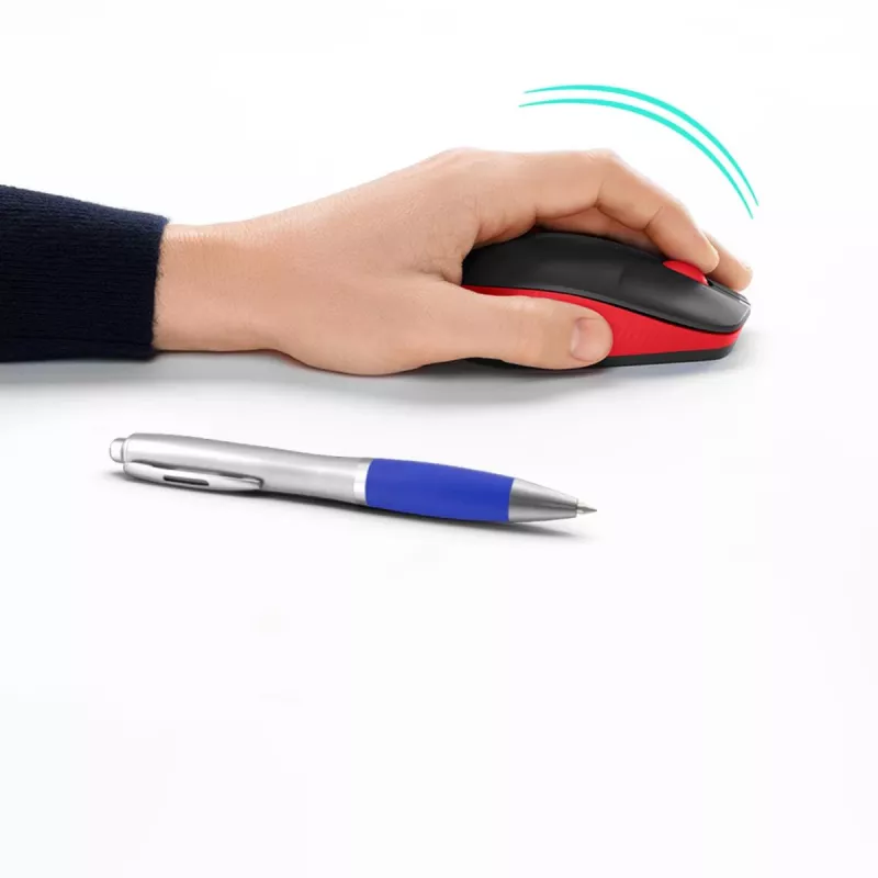 Pele Logitech M190 bezvadu USB sarkana