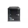 DIGITUS Sienas stiprinājuma skapis 254 mm (10 inch) 6U, 330x312x300 mm, melns (RAL 9005)