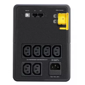 APC Back-UPS 1200VA, tornis, 230V, 6x IEC C13 ligzdas, AVR