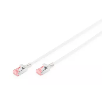 DIGITUS Slim Patch kabelis - CAT6 - U/FTP - Snagless - Cu - 10m - Pelēks