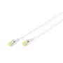 Tīkla kabelis Digitus CAT 6A U/FTP Slim patch vads RJ-45 Cat6a 1m Pelēks