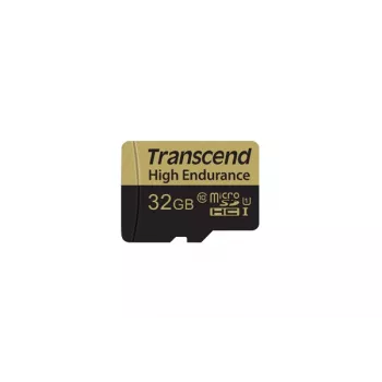 Transcend 32GB MicroSDHC Class 10 atmiņas karte ar adapteri TS32GUSDHC10