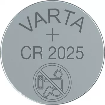 VARTA CR2025 litija pogas baterija 3V (5 gab.)