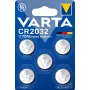 VARTA Litija pulksteņa baterija CR2032 3V (5 gab.)