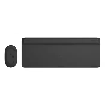 LOGITECH MK470 Bezvadu tastatūras un peles komplekts - Grafīts - Deutsch Qwertz
