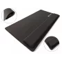 Sandberg Desk Pad Pro XXL, Melns, Vienkrāsains, Plaukstas balsts, Neslīdoša pamatne, Spēļu peles paliktnis