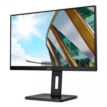 AOC P2 Q24P2Q dators monitors 60.5 cm (23,8 collu) 2560 x 1440 pikseļi Quad HD LED Melns