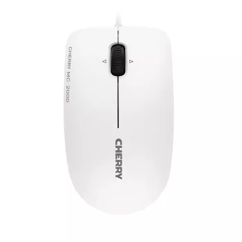CHERRY MC 2000 vadu pele ar slīpriteni, gaiši pelēka, USB, abpusēja, IR LED, USB Type-A, 1600 DPI, pelēka