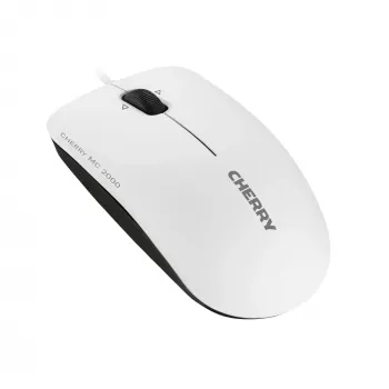 CHERRY MC 2000 vadu pele ar slīpriteni, gaiši pelēka, USB, abpusēja, IR LED, USB Type-A, 1600 DPI, pelēka