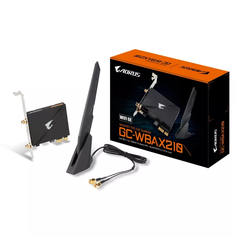GIGABYTE GC-WBAX210 iekšējā tīkla karte WLAN / Bluetooth 2400 Mbit/s