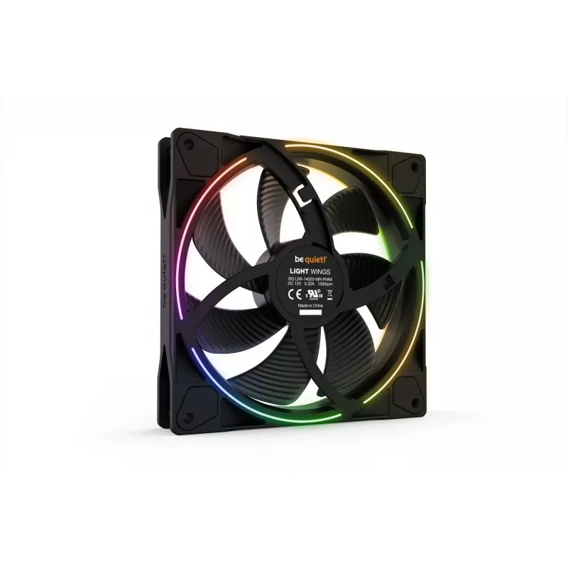 be quiet Light Wings 140mm ARGB PWM Ventilators Melns