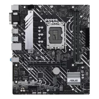 Mātesplate ASUS PRIME H610M-A D4-CSM, Intel H610, LGA 1700, micro ATX, DDR4, 2x DIMM, 64GB, 2x M.2, 4x SATA III, HDMI 2.1, DP 1.4