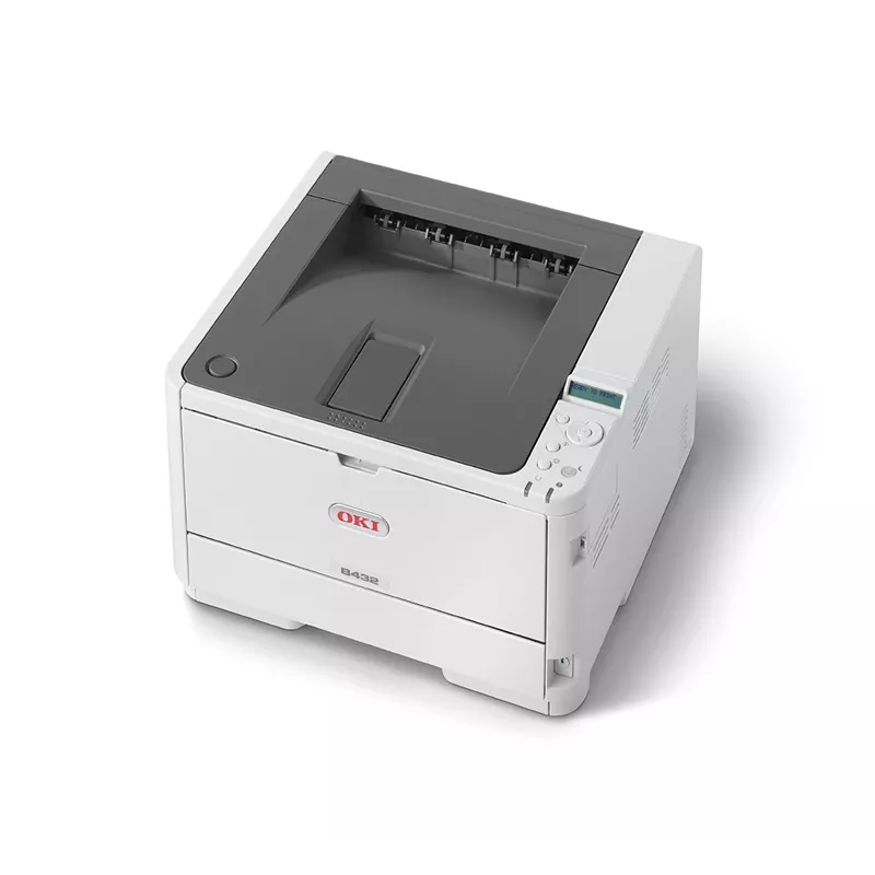 OKI B432dn - Melnbalts lāzerprinteris - A4 - 40 lpp/min - USB / Ethernet
