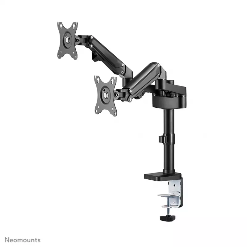 Neomounts DS70-750BL2 Monitora roka 17-27 collu - gāzes atspere, Clamp/Grommet, 7 kg, 43.2 cm (17 collas), 68.6 cm (27 collas), 100 x 100 mm, Melna