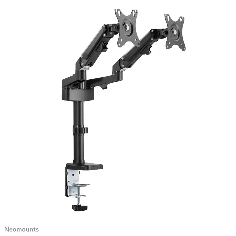 Neomounts DS70-750BL2 Monitora roka 17-27 collu - gāzes atspere, Clamp/Grommet, 7 kg, 43.2 cm (17 collas), 68.6 cm (27 collas), 100 x 100 mm, Melna