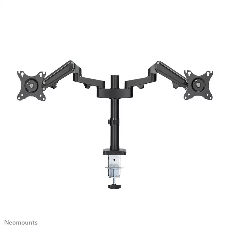 Neomounts DS70-750BL2 Monitora roka 17-27 collu - gāzes atspere, Clamp/Grommet, 7 kg, 43.2 cm (17 collas), 68.6 cm (27 collas), 100 x 100 mm, Melna