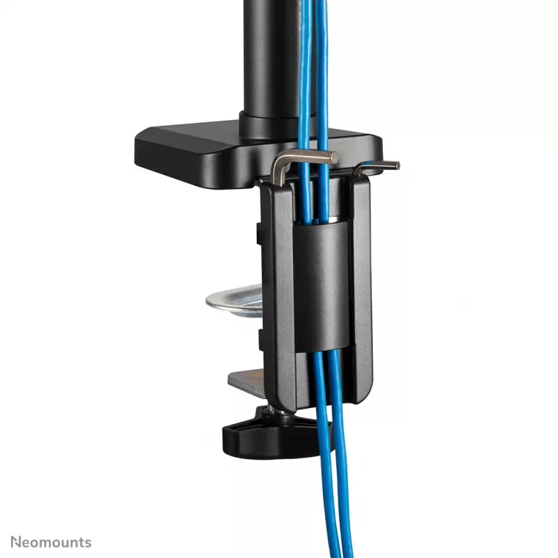 Neomounts DS70-750BL2 Monitora roka 17-27 collu - gāzes atspere, Clamp/Grommet, 7 kg, 43.2 cm (17 collas), 68.6 cm (27 collas), 100 x 100 mm, Melna