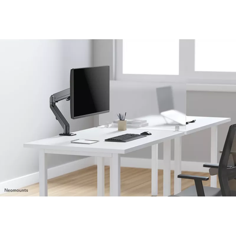 Neomounts DS70-700BL1 Monitora roka 17-27 collas - gāzes atspere, Skavas stiprinājums, 7 kg, 43.2 cm (17 inch), 68.6 cm (27 inch), 100 x 100 mm, Melna