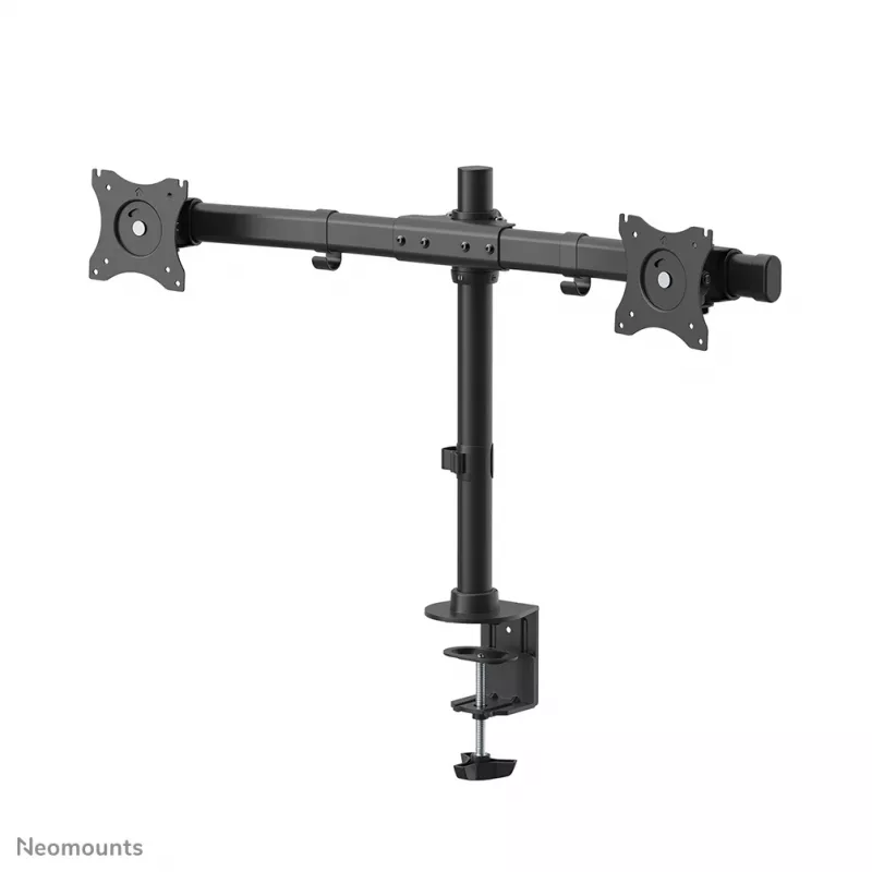 Neomounts FPMA-DCB100DBLACK Monitora roka 10-27 collas, Skava/Caurums, 10 kg, 100 x 100 mm, Melna