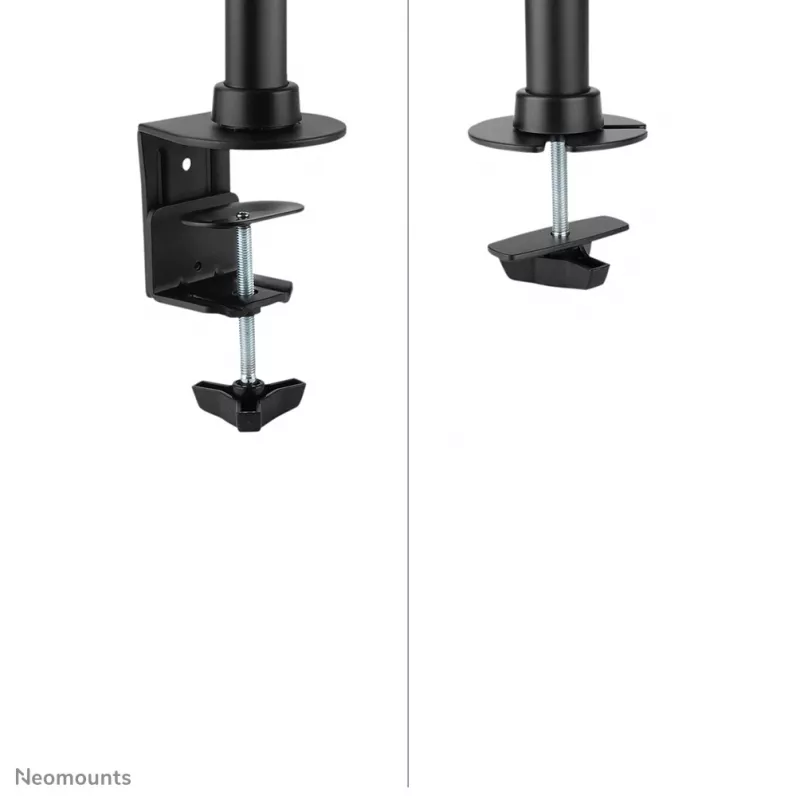 Neomounts FPMA-DCB100DBLACK Monitora roka 10-27 collas, Skava/Caurums, 10 kg, 100 x 100 mm, Melna