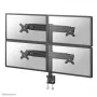 Neomounts FPMA-D700D4 Monitora roka 19-30 collām, Skava, 8 kg, 48.3 cm (19 inch), 76.2 cm (30 inch), 100 x 100 mm, Melna