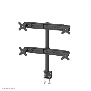 Neomounts FPMA-D700D4 Monitora roka 19-30 collām, Skava, 8 kg, 48.3 cm (19 inch), 76.2 cm (30 inch), 100 x 100 mm, Melna