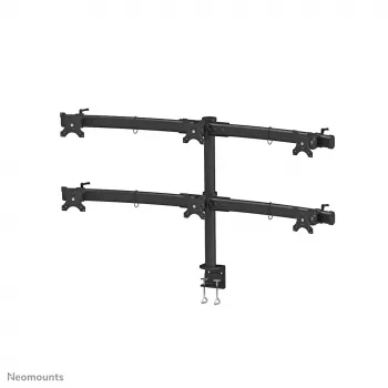 Neomounts FPMA-D700D6 Monitora roka 19-27 collām, skava, 8 kg, 48.3 cm (19 inch), 68.6 cm (27 inch), 100 x 100 mm, Melna