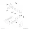 Neomounts FPMA-D960NOTEBOOK monitora roka ar klēpjdatora turētāju 10-27 collas
