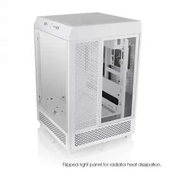 THERMALTAKE Korpusa tornis Mid Tower - The Tower 500 - Balts