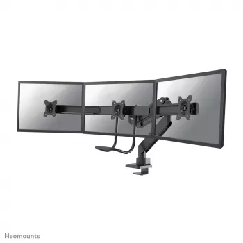 Neomounts NM-D775DX3BLACK Monitora rokturis 17-27 collu - gāzes atspere - Topfix - 180° stops