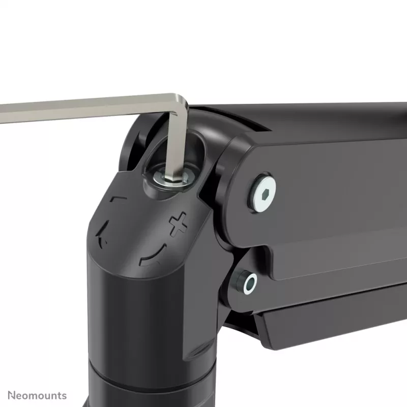 Neomounts NM-D775DX3BLACK Monitora rokturis 17-27 collu - gāzes atspere - Topfix - 180° stops