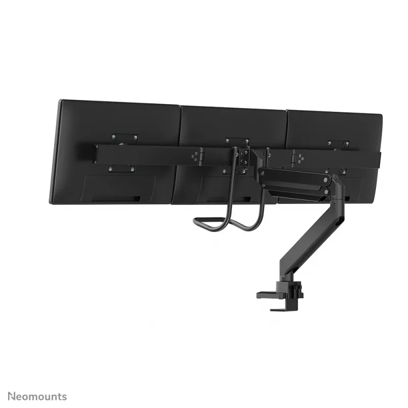 Neomounts NM-D775DX3BLACK Monitora rokturis 17-27 collu - gāzes atspere - Topfix - 180° stops
