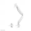 Neomounts NM-D775WHITEPLUS Monitora roka 10-49 collas - gāzes atspere - Topfix - 180° stops