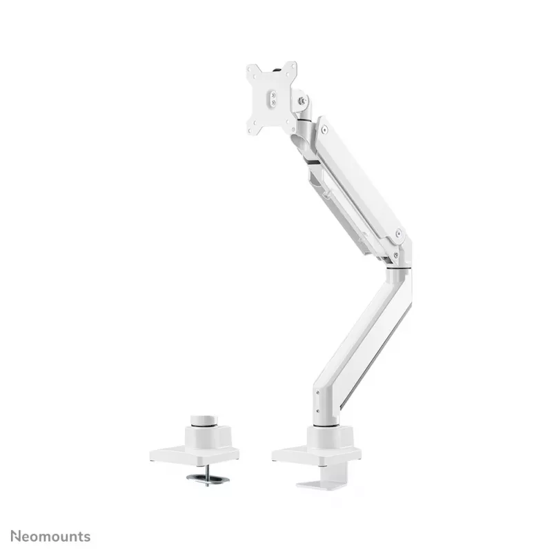 Neomounts NM-D775WHITEPLUS Monitora roka 10-49 collas - gāzes atspere - Topfix - 180° stops