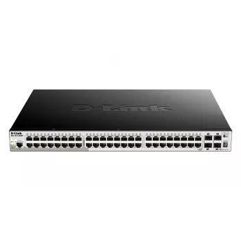 D-Link DGS-1510-20/E tīkla slēdzis, pārvaldāms L2/L3 Gigabit Ethernet (10/100/1000), 1U, pelēks