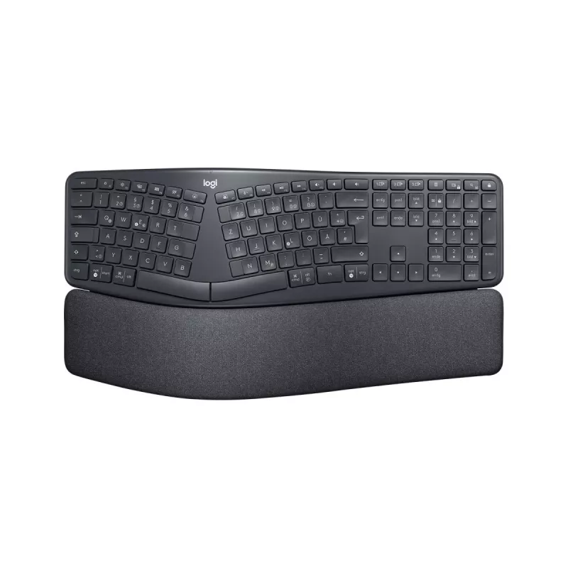 LOGITECH Ergo K860 - Bezvadu sadalītā tastatūra Biznesa grafīts Qwertz Vācu