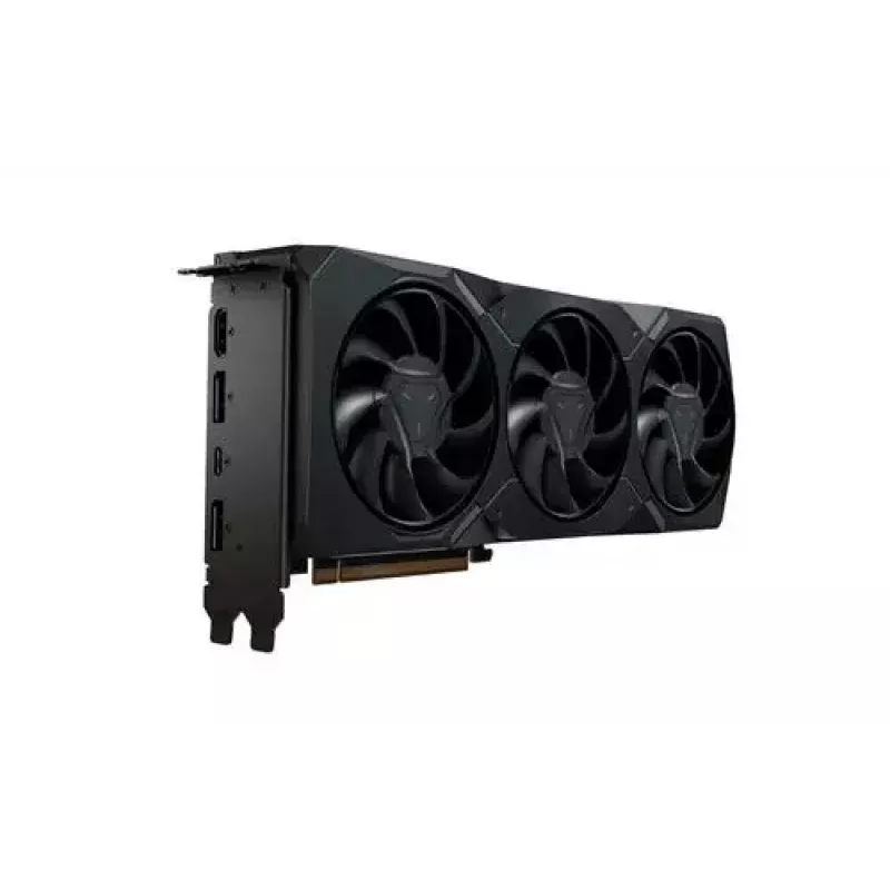 Grafikas karte XFX Radeon RX 7900 XT — 20 GB GDDR6, 320-bit, PCIe 4.0, 2400 MHz boost, 3x DisplayPort, 1x HDMI, 3 ventilatori